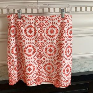 Loft patterned mini skirt